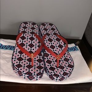 Tory Burch Platform Flip Flops